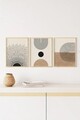 Tablou decorativ (3 Pieces), 3Dartsohoset12, MDF, Multicolor