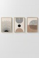 Tablou decorativ (3 Pieces), 3Dartsohoset12, MDF, Multicolor