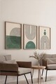 Tablou decorativ (3 Pieces), 3Dartsohoset19, MDF, Multicolor