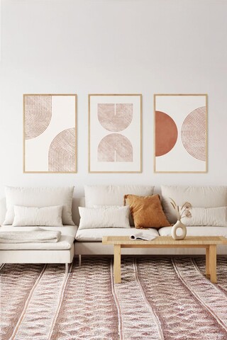 Tablou decorativ (3 Pieces), 3Dartsohoset20, MDF, Multicolor