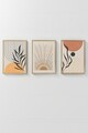 Tablou decorativ (3 Pieces), 3Dartsohoset23, MDF, Multicolor