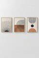 Tablou decorativ (3 Pieces), 3Dartsohoset3, MDF, Multicolor