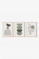 Tablou decorativ (3 Pieces), 3Dartsohoset55, MDF, Multicolor
