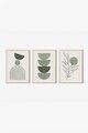 Tablou decorativ (3 Pieces), 3Dartsohoset55, MDF, Multicolor