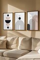 Set 3 tablouri decorative, Artvmodel12-Kahve, Vopsea: 100% MDF (grosime: 2,7 mm), Multicolor
