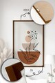 Tablou decorativ (3 Pieces), Artvmodel14-Cafea, MDF (Grosime: 2,7 mm, Multicolor