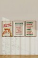 Tablou decorativ (3 Pieces), Ersy3Ham13, MDF, Multicolor