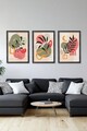 Set 3 tablouri decorative, Ersy3Syhcrv19, MDF, Multicolor