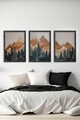 Tablou decorativ (3 Pieces), Ersy3Syhcrv56, MDF, Multicolor