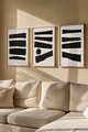 Tablou decorativ (3 Pieces), Ersydata17-5070, MDF, Multicolor