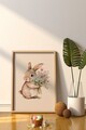 Tablou decorativ, Arteastermodel28-3348, MDF (Grosime: 2,7 mm, Multicolor