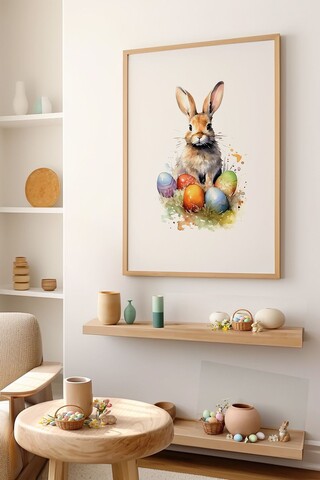 Tablou decorativ, Arteastermodel29-3348, MDF (Grosime: 2,7 mm, Multicolor