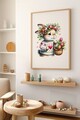 Tablou decorativ, Arteastermodel30-3348, MDF (Grosime: 2,7 mm, Multicolor