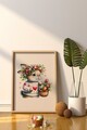 Tablou decorativ, Arteastermodel30-3348, MDF (Grosime: 2,7 mm, Multicolor