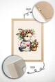 Tablou decorativ, Arteastermodel30-3348, MDF (Grosime: 2,7 mm, Multicolor