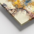 Tablou decorativ, DEV02924100140, Lemn (Grosime: 3-4 cm, Multicolor