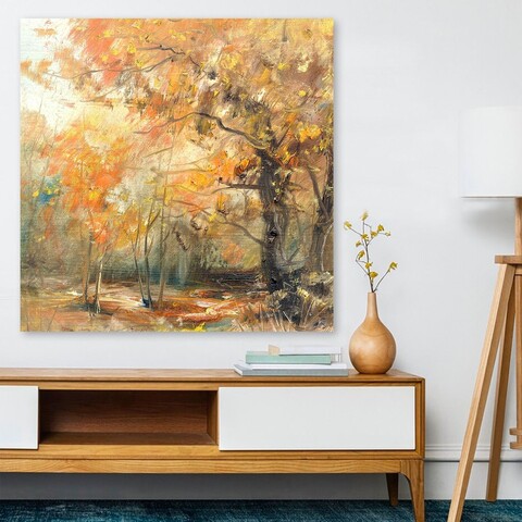 Tablou decorativ, DEV10705-140140, Cadru: 100% LEMN (Grosime: 3-4 cm), Multicolor