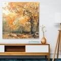 Tablou decorativ, DEV10705-140140, Cadru: 100% LEMN (Grosime: 3-4 cm), Multicolor