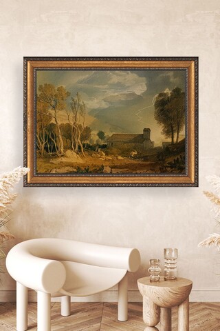 Tablou decorativ, ATCRCVCNVSMDL35, 50 x 70 cm, Multicolor