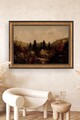 Tablou decorativ, ATCRCVCNVSMDL31, 70 x 100 cm, Multicolor
