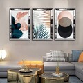 Tablou decorativ MDF-Plexiglas (3 bucăți), Huhu409, Ramă: 100% plexiglas , Multicolor