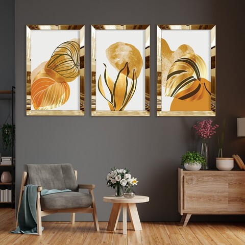 Vopsea decorativă MDF-Plexiglas (3 Pieces), Huhu399, Ramă: 100% plexiglas , Multicolor