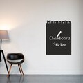 Sticker decorativ, MY-00110, Autocolant tablă, Negru