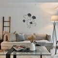 Decoratiune de perete, Vuzuh 2, Dimensiuni: 76 x 5 x 70 cm, Multicolor