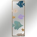 Decoratiune, Aquarium, Dimensiune: 32 x 5 x 90 cm, Multicolor
