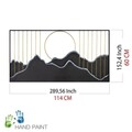 Decoratiune, Sagarmatha, Dimensiuni: 114 x 4 x 60 cm, Multicolor