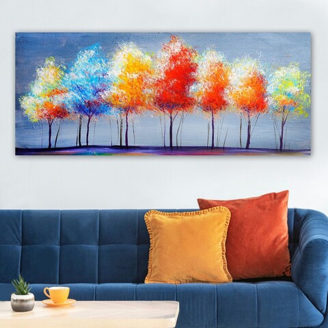 Tablou decorativ, YTY1031445504924_50120, Lemn (Grosime: 3 cm, Multicolor