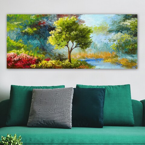 Tablou decorativ, YTY539260618_50120, Lemn (Grosime: 3 cm, Multicolor