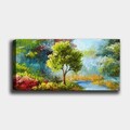 Tablou decorativ, YTY539260618_50120, Lemn (Grosime: 3 cm, Multicolor