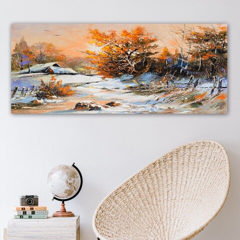 Tablou decorativ, YTY72000070_50120, Lemn (Grosime: 3 cm, Multicolor