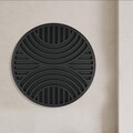 Decoratiune de perete, ART140, Dimensiuni: 33 x 33 x 2 cm, Negru
