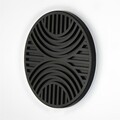 Decoratiune de perete, ART140, Dimensiuni: 33 x 33 x 2 cm, Negru