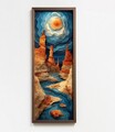 Tablou decorativ, LONG012-S/120-40, Imprimat UV, Multicolor