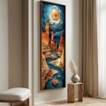 Tablou decorativ, LONG012-S/120-40, Imprimat UV, Multicolor
