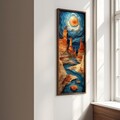 Tablou decorativ, LONG012-S/120-40, Imprimat UV, Multicolor