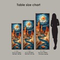 Tablou decorativ, LONG012-S/120-40, Imprimat UV, Multicolor