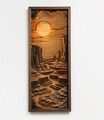 Tablou decorativ, LONG021-S/120-40, Imprimat UV, Multicolor