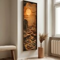 Tablou decorativ, LONG021-S/120-40, Imprimat UV, Multicolor