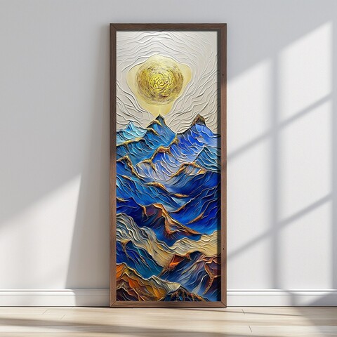 Tablou decorativ, LONG024-S/120-40, Imprimat UV, Multicolor