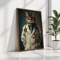 Tablou decorativ, GE036-L, Lemn, Multicolor