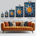 Tablou decorativ, GE067-L, Lemn, Multicolor
