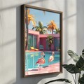Tablou decorativ, GE093-L, Lemn, Multicolor