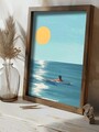 Tablou decorativ, GE101-L, Lemn, Multicolor