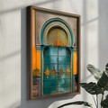 Tablou decorativ, GE120-L, Lemn, Multicolor