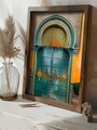 Tablou decorativ, GE120-L, Lemn, Multicolor