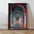 Tablou decorativ, GE122-L, Lemn, Multicolor